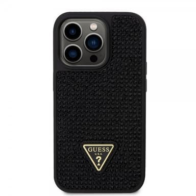 Guess iPhone 15 Pro Skal Rhinestone Svart