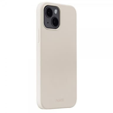 holdit iPhone 15 Skal Silikon Light Beige