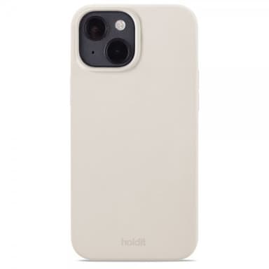 holdit iPhone 15 Skal Silikon Light Beige