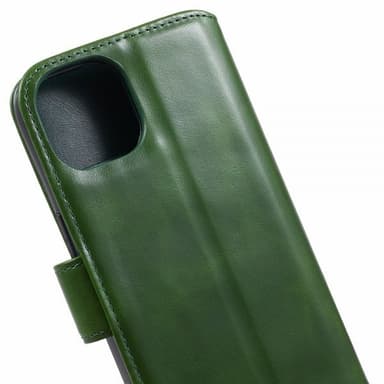 Nordic Covers iPhone 15 Plus Fodral Essential Leather Juniper Green