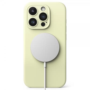 Ringke iPhone 15 Pro Max Skal Silicone Magnetic Sunny Lime