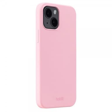 Holdit Silicone iPhone 15 fodral (rosa)