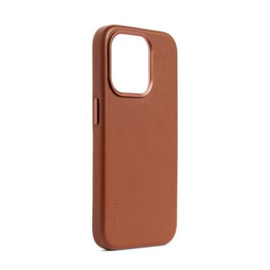 Decoded iPhone 15 Plus Skal Leather Backcover Tan