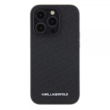 Karl Lagerfeld iPhone 15 Pro Skal Quilted K Pattern Svart