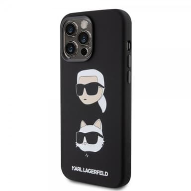 Karl Lagerfeld iPhone 15 Pro Max Skal Karl & Choupette Svart