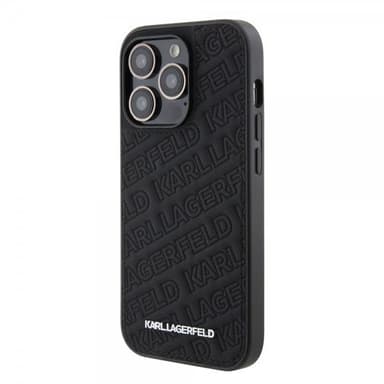 Karl Lagerfeld iPhone 15 Pro Max Skal Quilted K Pattern Svart