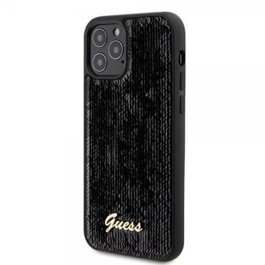 Guess iPhone 12/iPhone 12 Pro Skal Sequin Svart