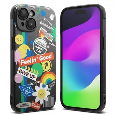Ringke iPhone 15 Skal Onyx Design Sticker