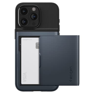 Spigen iPhone 15 Pro Skal Slim Armor CS Metal Slate