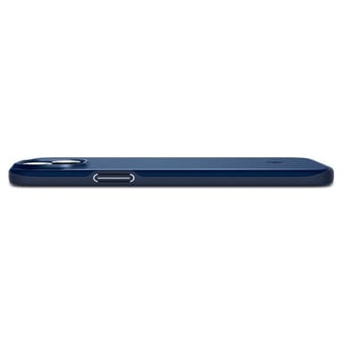 Spigen iPhone 15 Skal Thin Fit Navy Blue