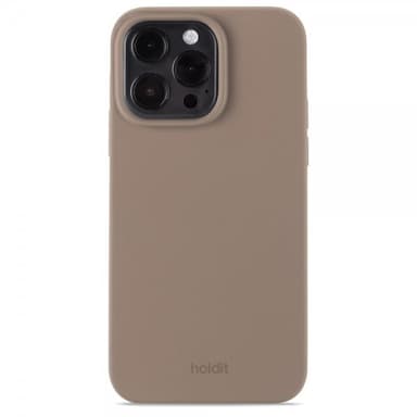 Holdit Silicone iPhone 15 Pro Max fodral (mockabrunt)