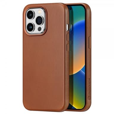 DUX DUCIS iPhone 14 Pro Skal Naples Series MagSafe Ljusbrun