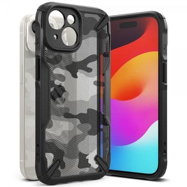 Ringke iPhone 15 Skal Fusion X Design Camo Black