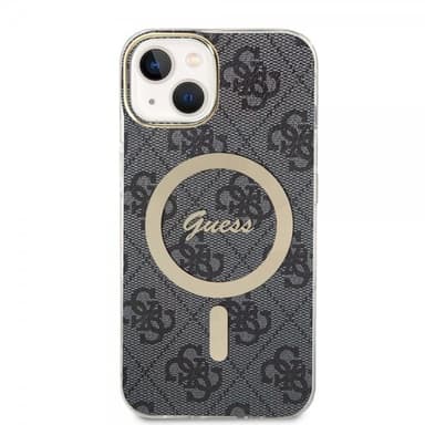 Guess iPhone 14 Skal 4G Pattern MagSafe Svart