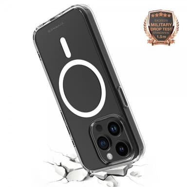 Vivanco iPhone 15 Pro Skal Mag Steady Transparent