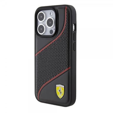 Ferrari iPhone 15 Pro Skal Perforerad Svart