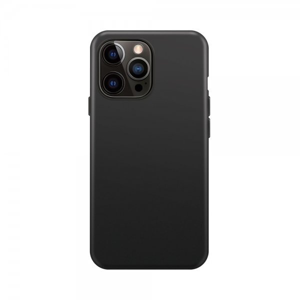 XQISIT iPhone 15 Pro Max Skal Silicone Case Svart