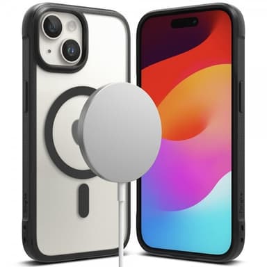 Ringke iPhone 15 Skal Fusion Bold Magnetic Matte Black