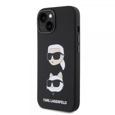 Karl Lagerfeld iPhone 15 Skal Karl & Choupette Svart