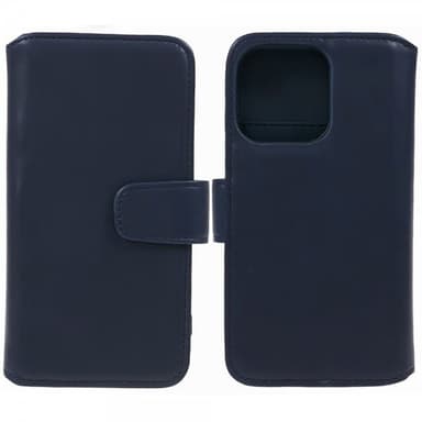 Nordic Covers iPhone 15 Pro Max Fodral Essential Leather Heron Blue