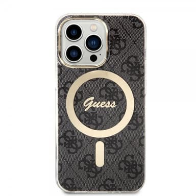 Guess iPhone 13 Pro Skal 4G Pattern MagSafe Svart