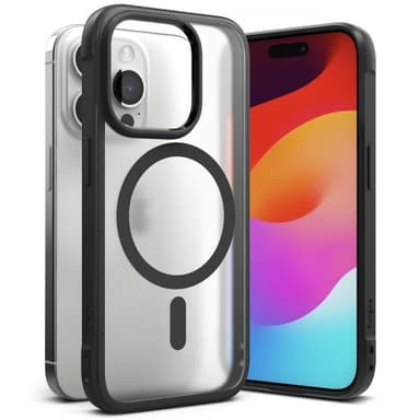 Ringke iPhone 15 Pro Skal Fusion Bold Magnetic Matte Black