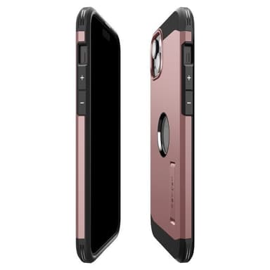 Spigen iPhone 15 Skal Tough Armor MagFit Rose Gold