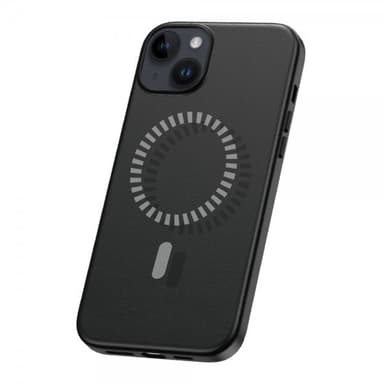Baseus iPhone 15 Skal Fauxther Series MagSafe Svart