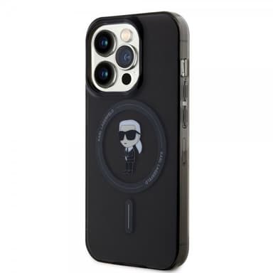 Karl Lagerfeld iPhone 15 Pro Skal Ikonik MagSafe Svart