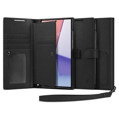 Spigen Samsung Galaxy S23 Ultra Fodral Wallet S Plus Svart