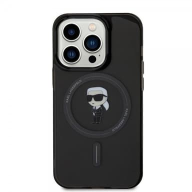 Karl Lagerfeld iPhone 15 Pro Skal Ikonik MagSafe Svart