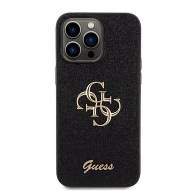 Guess iPhone 15 Pro Max Skal Fixed Glitter Svart