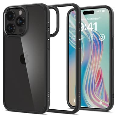 Spigen iPhone 15 Pro Skal Ultra Hybrid Matte Matte Black
