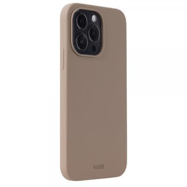 Holdit Silicone iPhone 15 Pro Max fodral (mockabrunt)