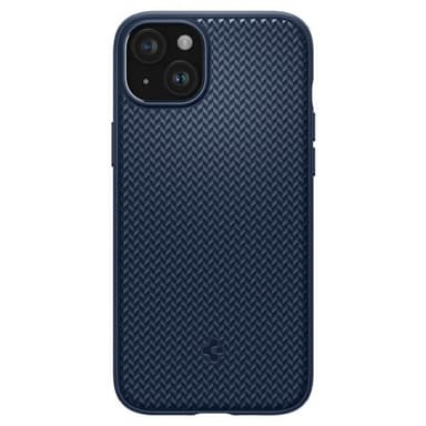 Spigen iPhone 15 Skal Mag Armor MagFit Navy Blue