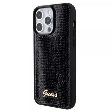 Guess iPhone 15 Pro Skal Sequin Svart