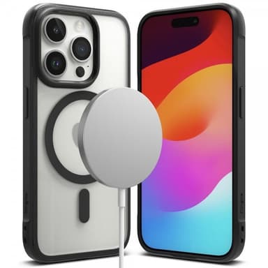 Ringke iPhone 15 Pro Skal Fusion Bold Magnetic Matte Black