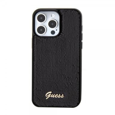 Guess iPhone 15 Pro Skal Sequin Svart