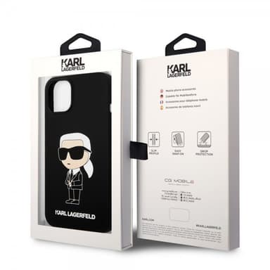 Karl Lagerfeld iPhone 15 Skal Ikonik NFT Svart