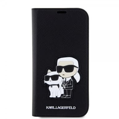 Karl Lagerfeld iPhone 14 Pro Fodral NFT Saffiano Svart