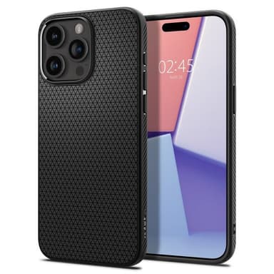 Spigen iPhone 15 Pro Max Skal Liquid Air Matte Black