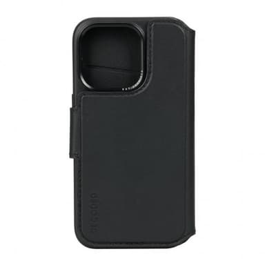 Decoded iPhone 15 Pro Fodral Leather Detachable Wallet Svart