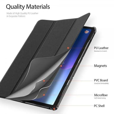 DUX DUCIS Lenovo Tab P11 (2nd gen) TB350 Fodral DOMO Series Svart