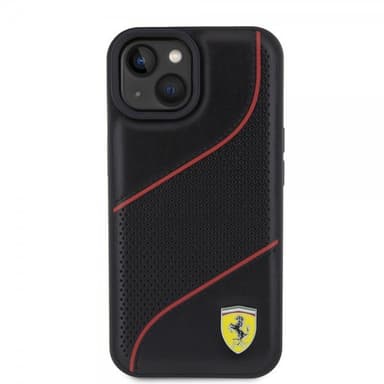 Ferrari iPhone 15 Skal Perforerad Svart