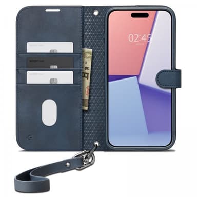 Spigen iPhone 15 Pro Max Fodral Wallet S Pro Navy