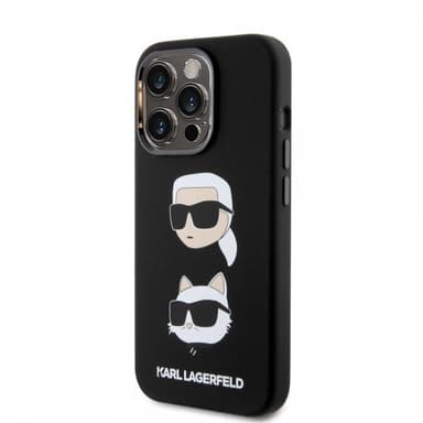 Karl Lagerfeld iPhone 15 Pro Skal Karl & Choupette Svart