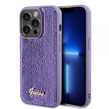 Guess iPhone 15 Pro Max Skal Sequin Lila