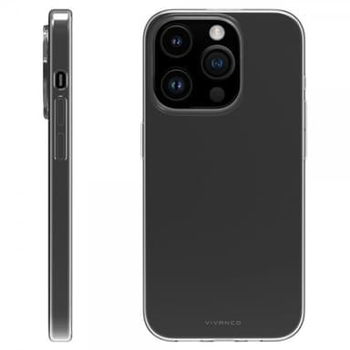 Vivanco iPhone 15 Pro Skal Slim TPU Transparent