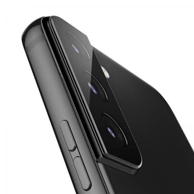 Spigen Samsung Galaxy S22/Galaxy S22 Plus Kameralinsskydd Glas.tR Optik 2-pack Svart