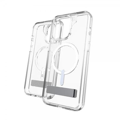 ZAGG iPhone 15 Pro Max Skal Crystal Palace Snap Kickstand Clear